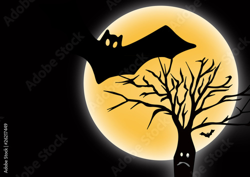 bei Vollmond Halloween