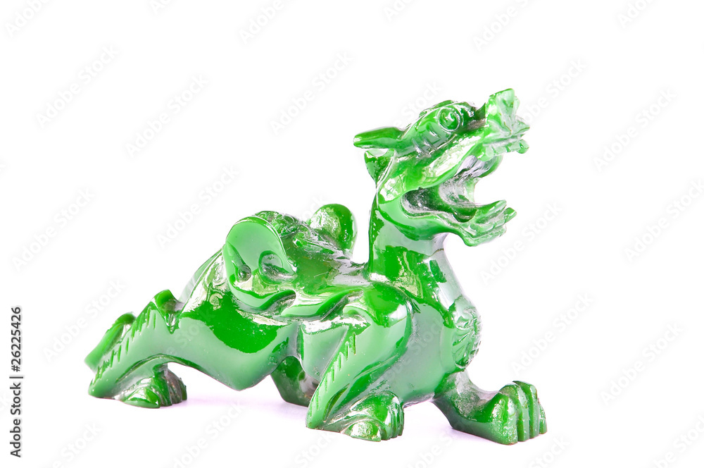 Fototapeta premium Jade Chinese Sacred Animal (call in chinese is PE-SIA)