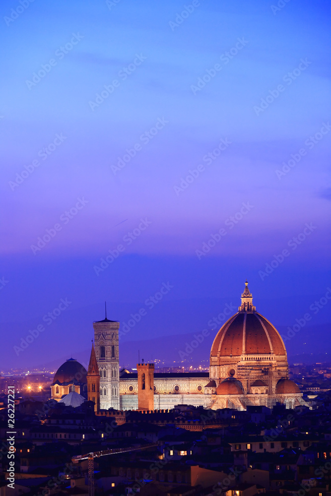Florence skyline Italy.