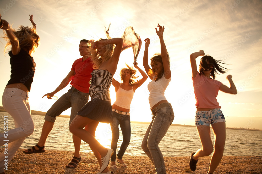 dance on the beach