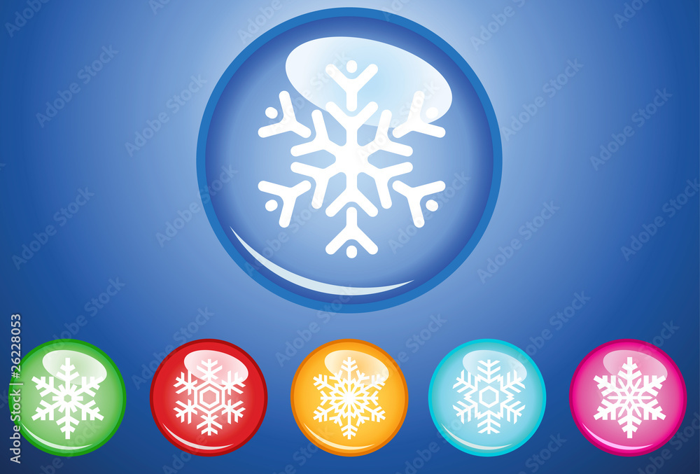 Buttons snowflakes Buttons snowflakes