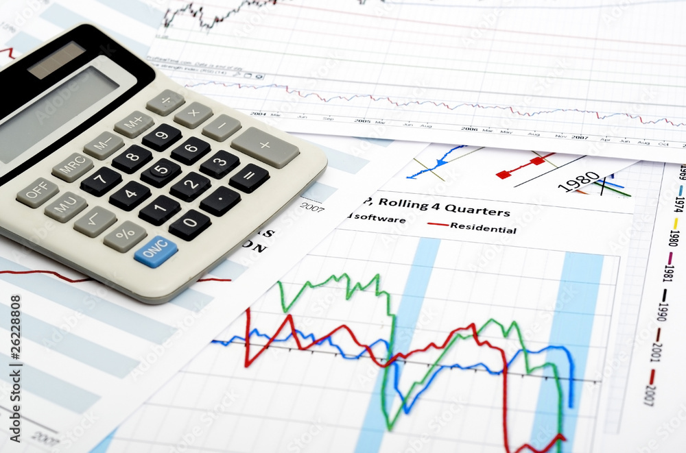 business chart showing financial success at the stock market business chart showing financial success at the stock market