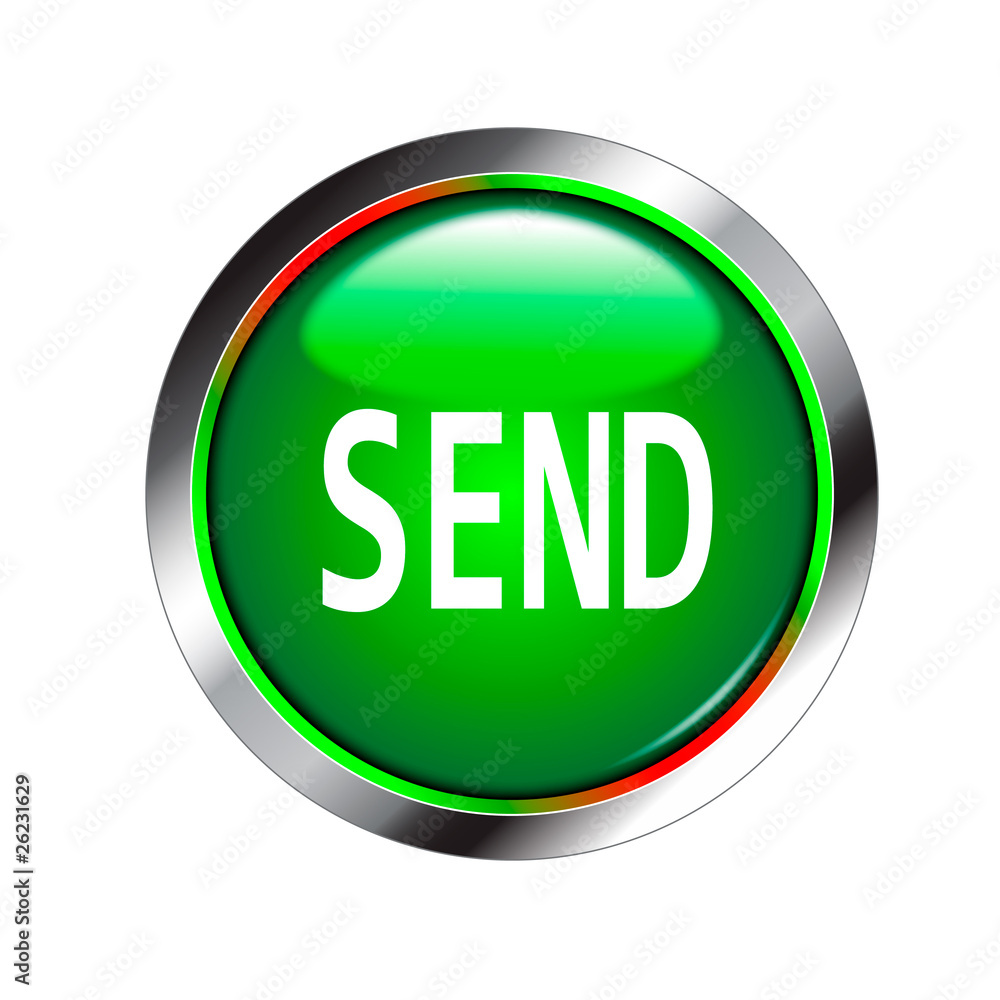 Send shiny green button Send shiny green button