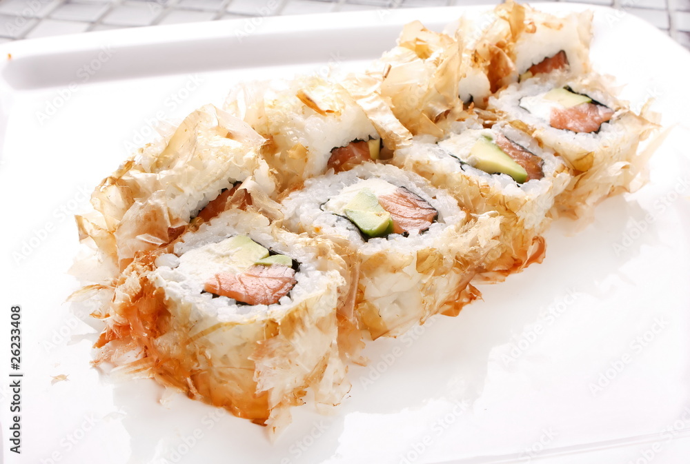 sushi on the plate sushi on the plate