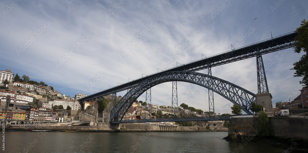 Oporto, fiume Douro e Ponte Dom Luis