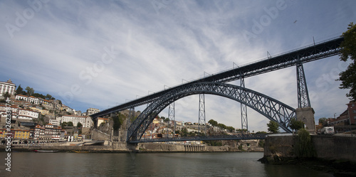 Oporto  fiume Douro e Ponte Dom Luis
