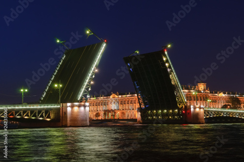 Saint Petersburg, Russia, Drawbridge