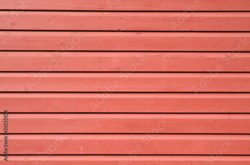 rote Holzwand © Kara