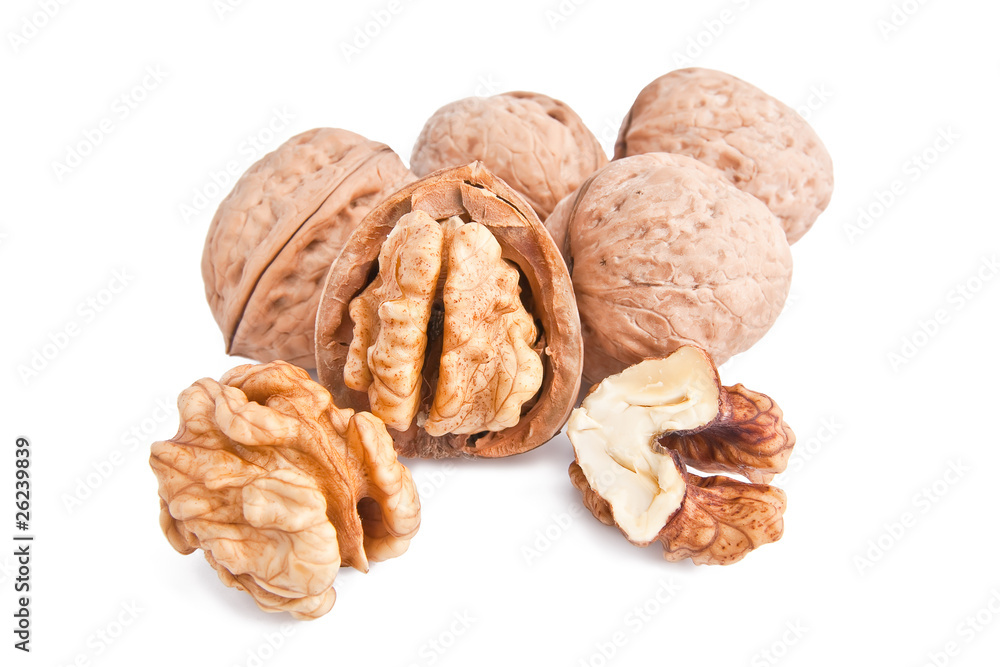 Broken walnuts