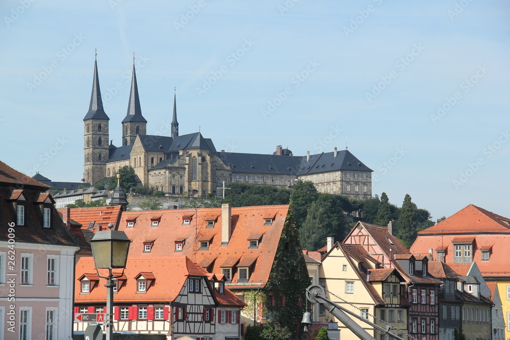Altstadt von Bamberg mit Kloster St. Michael