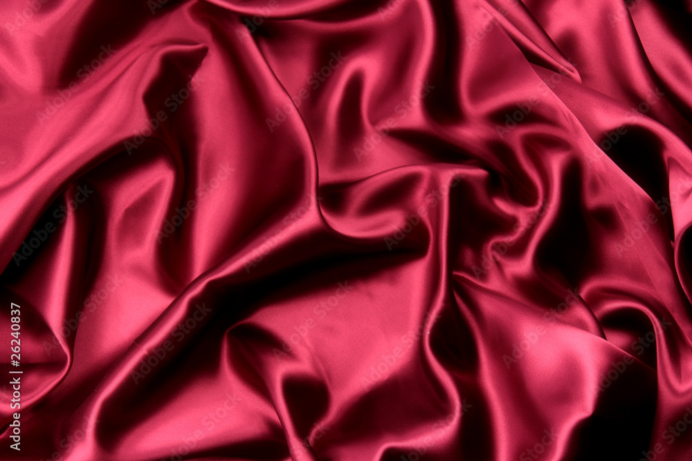 Obraz premium Elegant red satin background