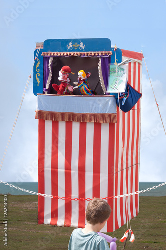 Traditional seaside Punch & Judy show