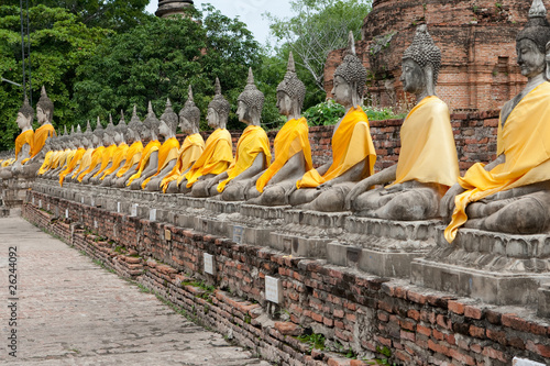 buddhistische Figur in Ayutthaya - Thailand