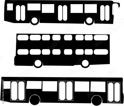 tourist bus collection vector