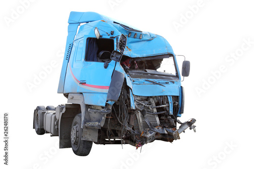 Quadro su tela crash truck