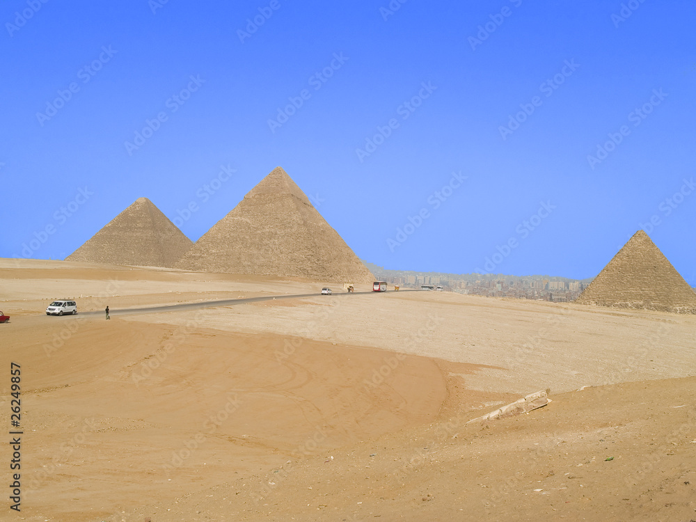 Pirámides, maravillas del mundo, El Cairo, Egipto