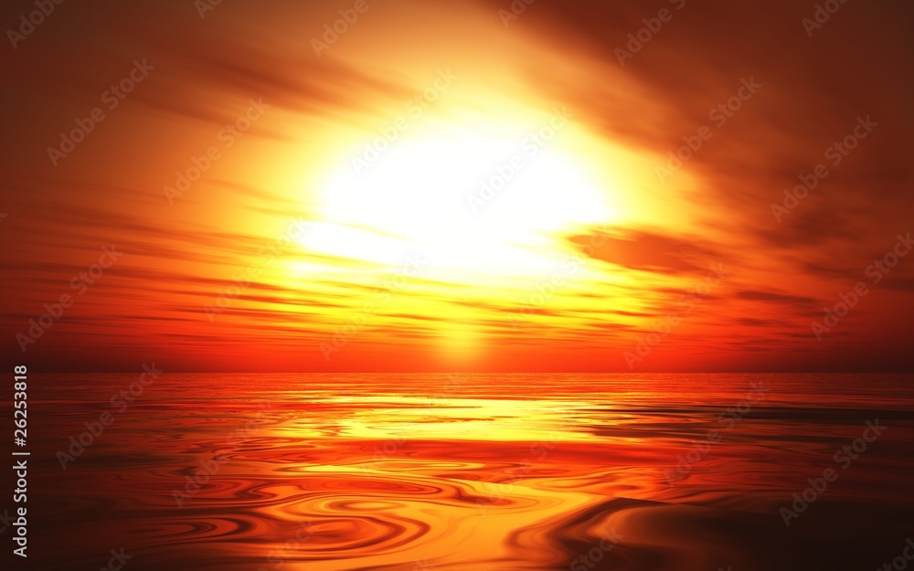Hot Sunset background 02
