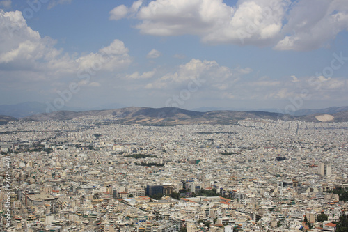Ariel View of Athens, Greece