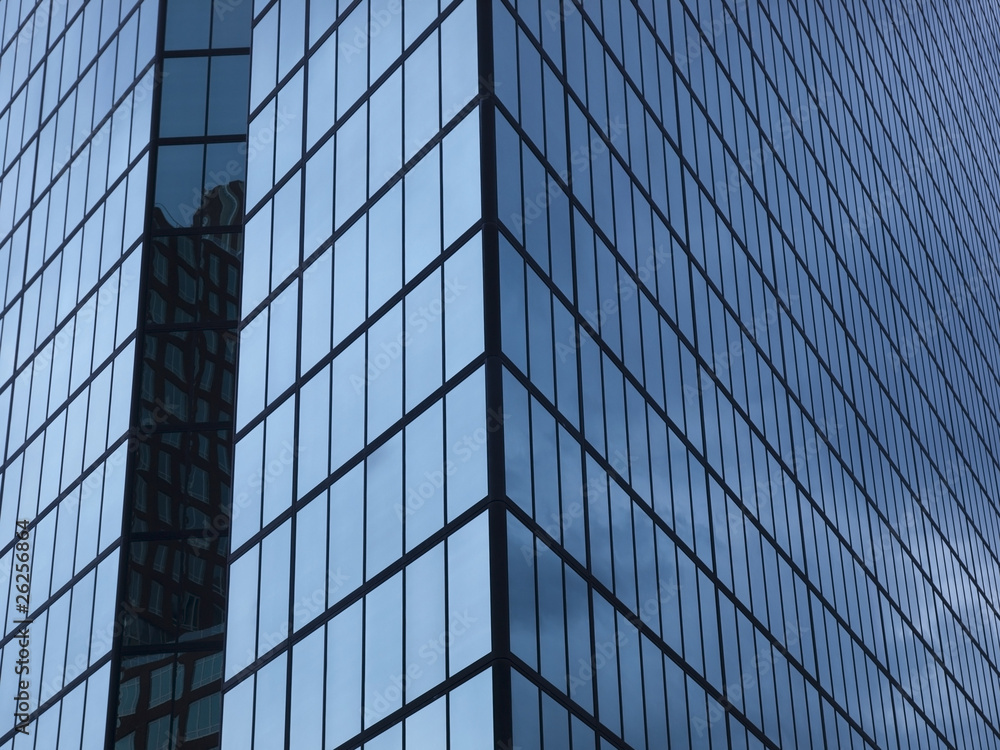 Fototapeta premium Glass Building Windows Background