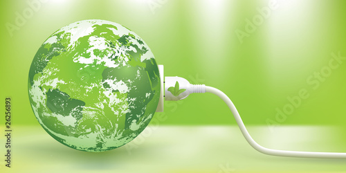 vector sustainable green energy concept