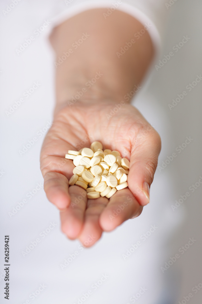 handful of pills