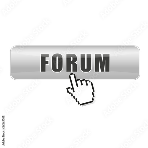 Button Forum silber