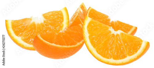 Orange and tangerine slices.