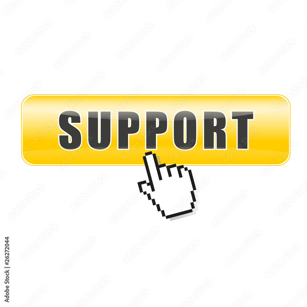 Button Support orange Button Support orange