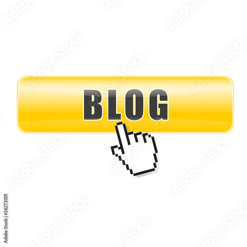 Button Blog orange