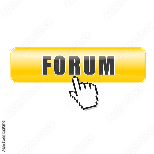 Button Forum orange