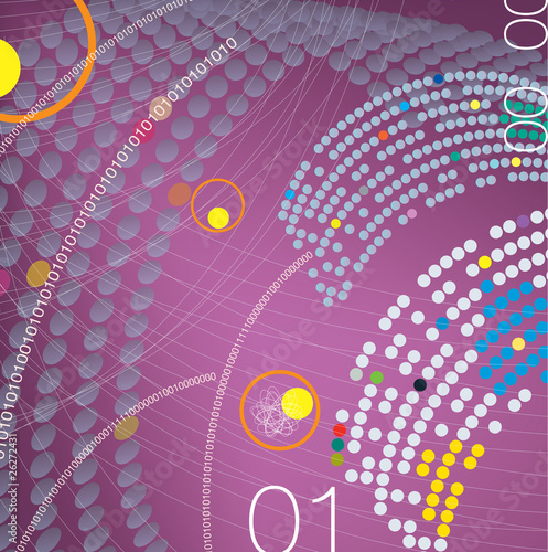 binary vector illustration