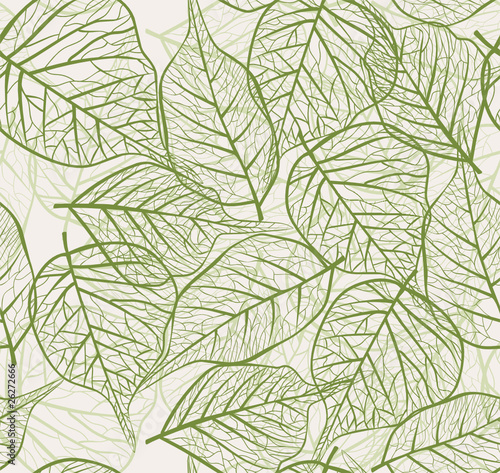 seamless leafy background