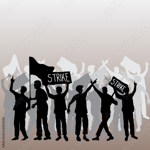 Workers strike