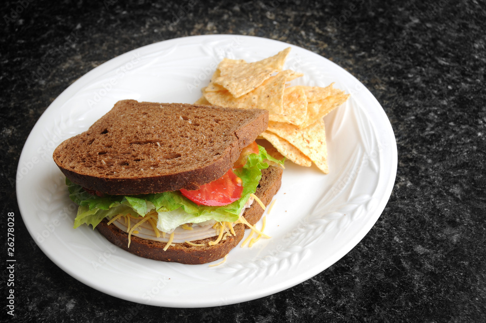 Turkey Sandwich Lunch