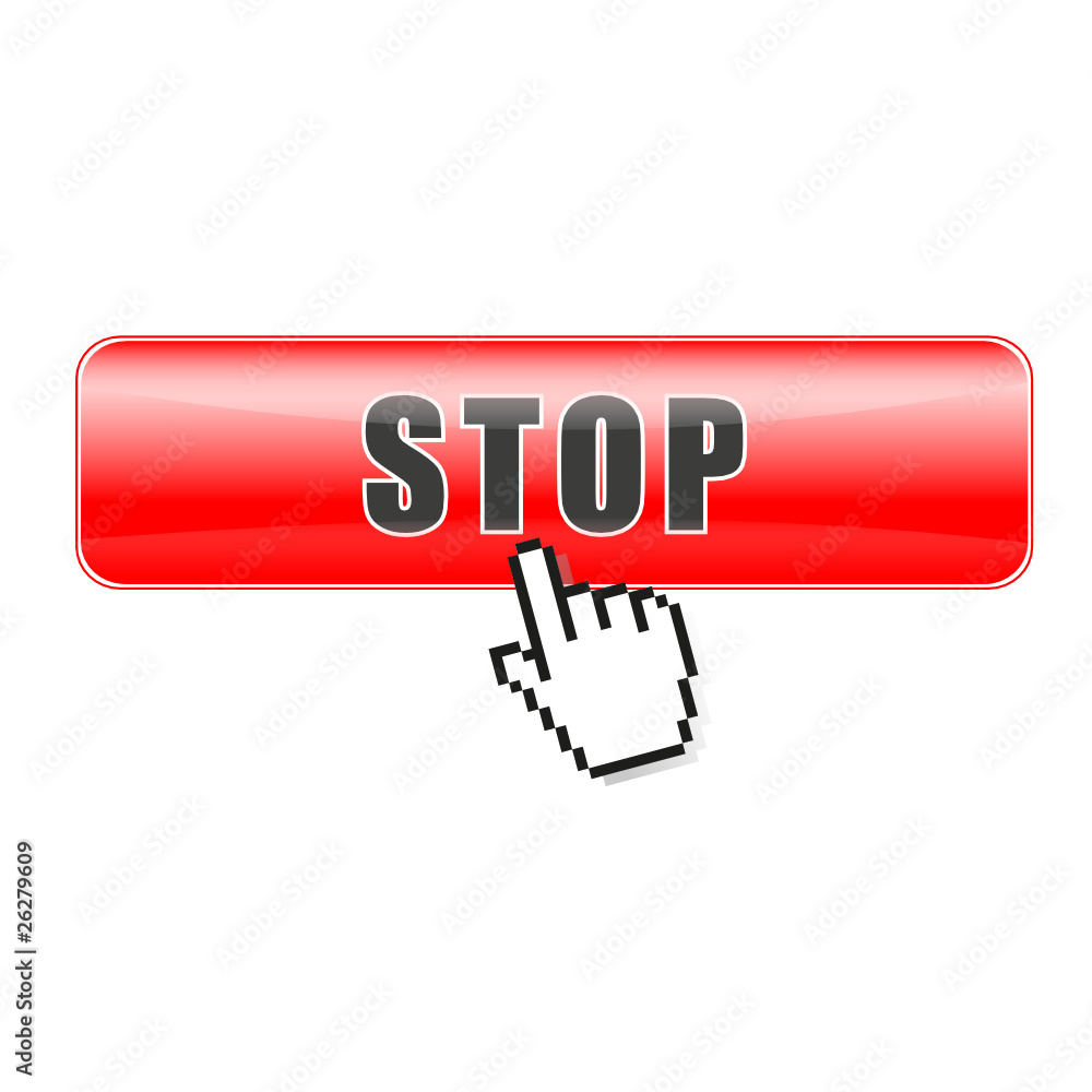 Button Stop rot