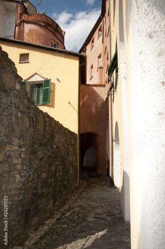 Fototapeta Naklejka Na Ścianę i Meble -  varese ligure, vicolo