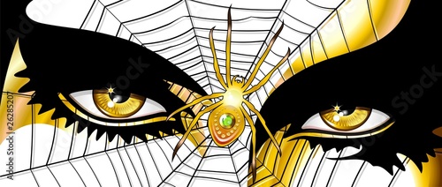 Occhi Donna Ragno-Spider Woman's Eyes-Vector