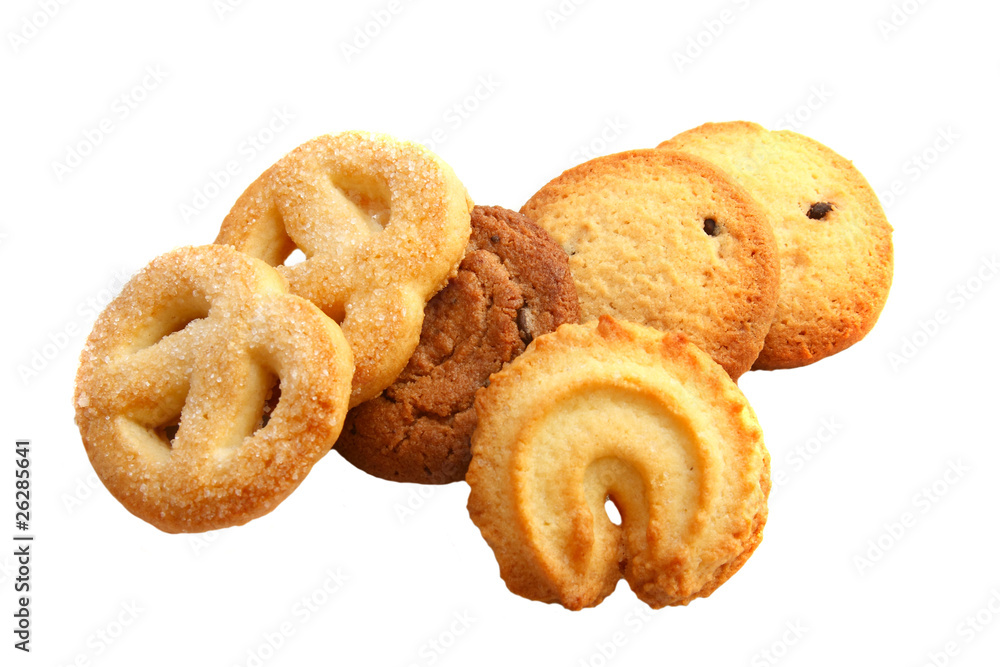Holiday's cookies on white Holiday's cookies on white