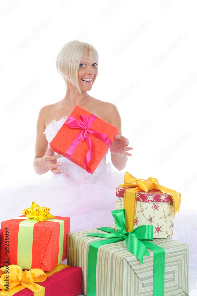 Bride with gifts Bride with gifts