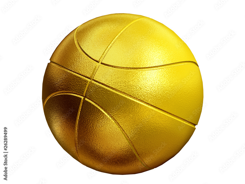 Goldener Basketball