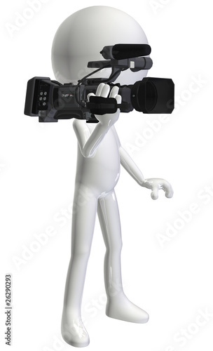3d character camera-man
