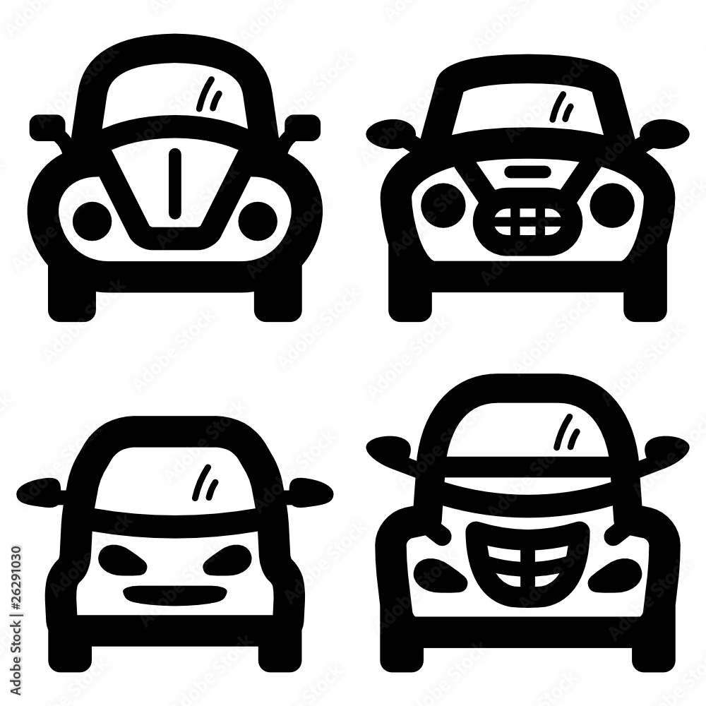 Obraz premium Car icons