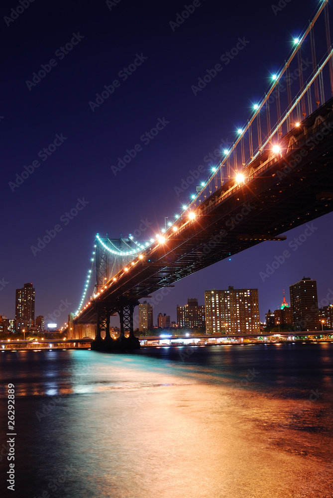Fototapeta premium New York City Manhattan Bridge