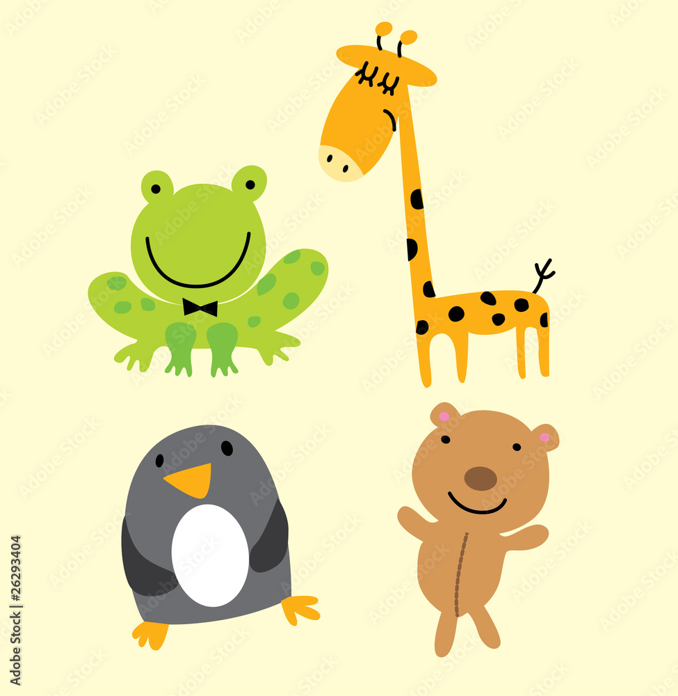 Obraz premium doodle animals