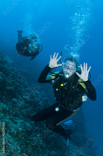 scuba diver having fun © JonMilnes