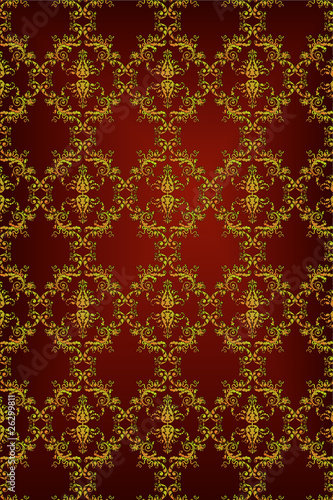 Oldstyle medieval vector pattern