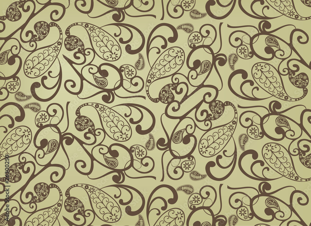 Vector paisley pattern Vector paisley pattern