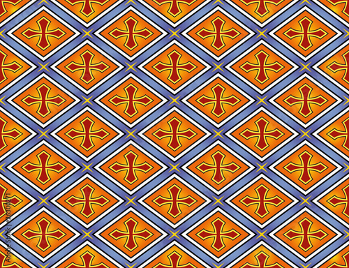Abstract old-styled vector seamless pattern