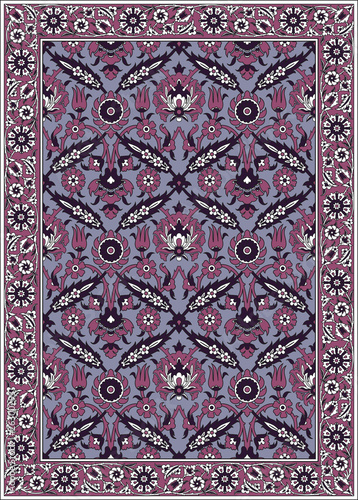 Persian detailed vector carpet