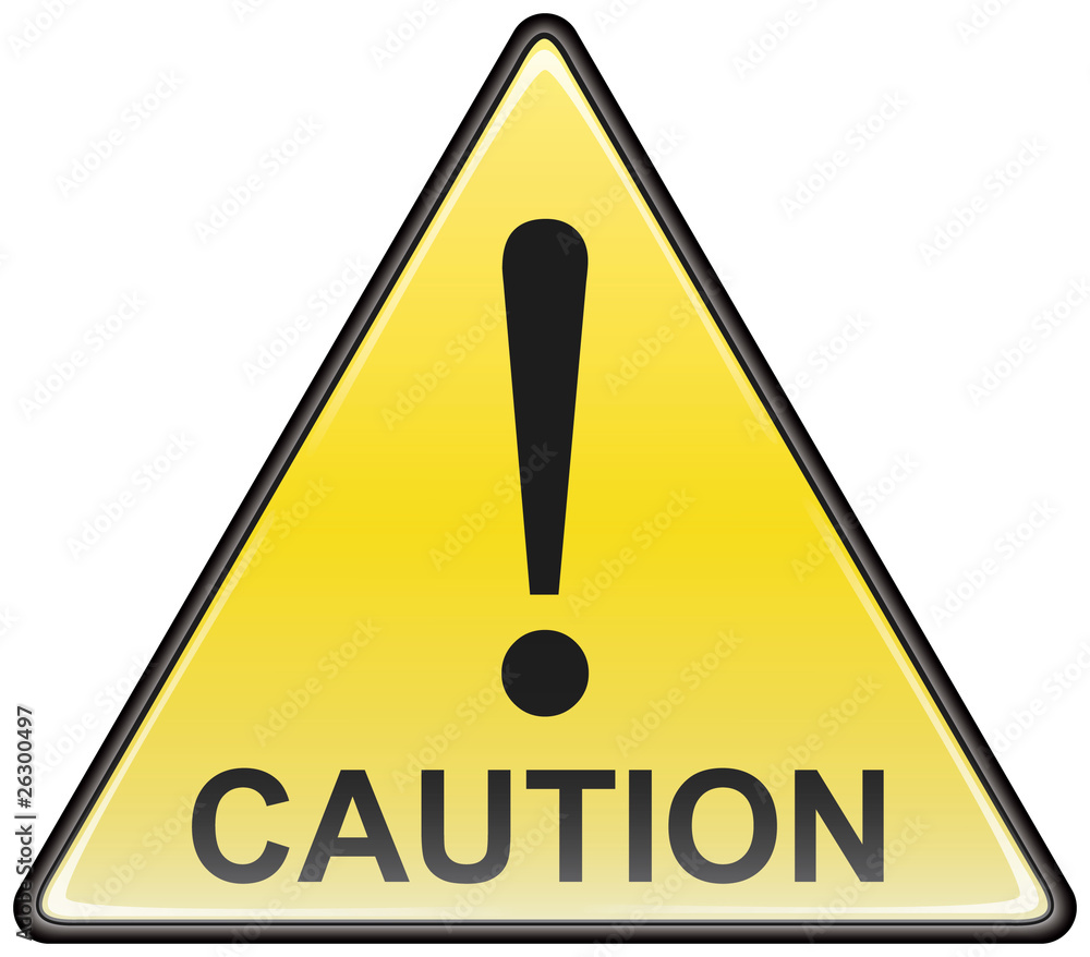 Triangular caution vector hazardous sign Triangular caution vector hazardous sign